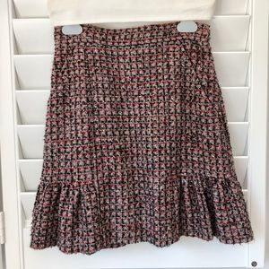 Red Valentino tweed skirt